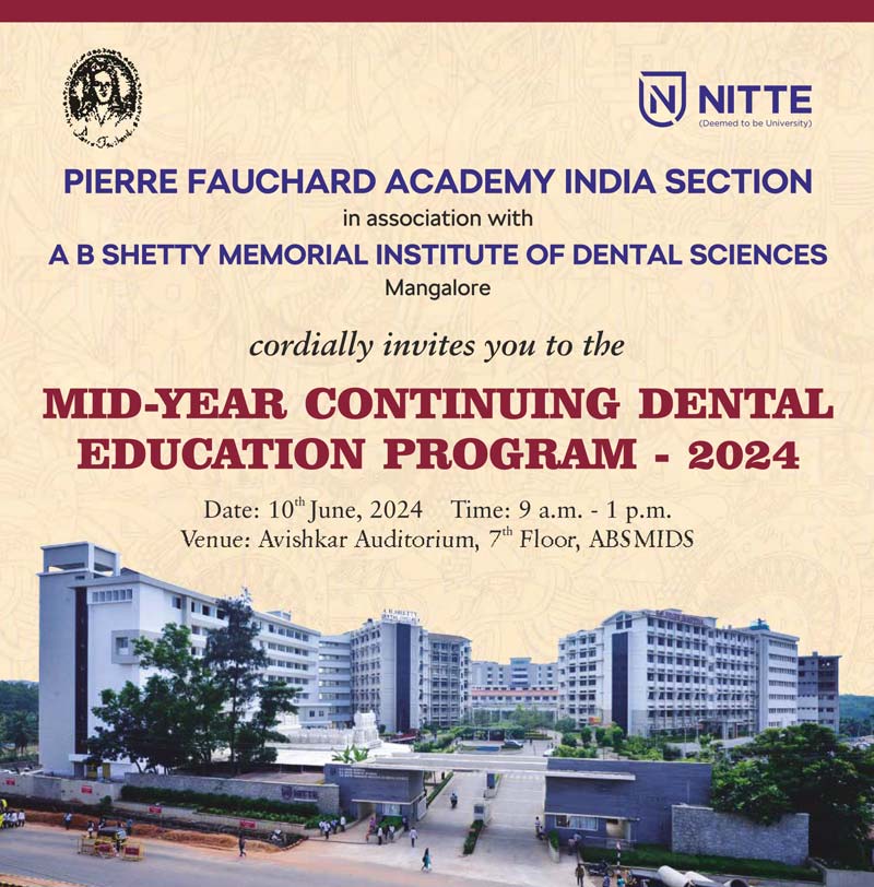 MID-YEAR CONTINUING DENTAL EDUCATION PROGRAM - 2024 brochure cover
