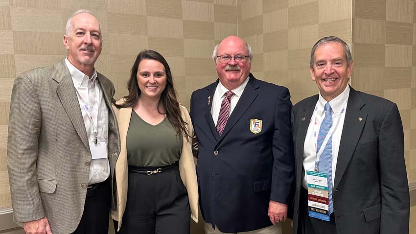 Dr. Tom McConnell, Victoria Crane, Dr. Kim Gardner and Dr. Fred Howard Photo