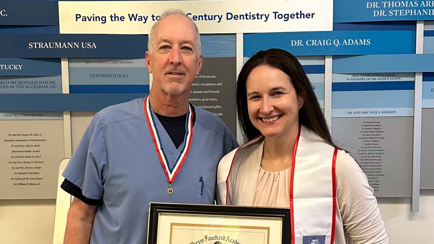 Dr. Tom McConnell and Dr. Emily Winfrey photo